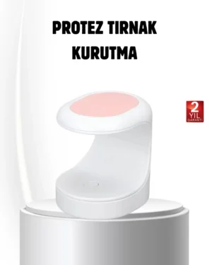 LED Mini Oje Kurutucu Taşınabilir Hızlı Kuruma Cihazı 3 LED Işıklı
