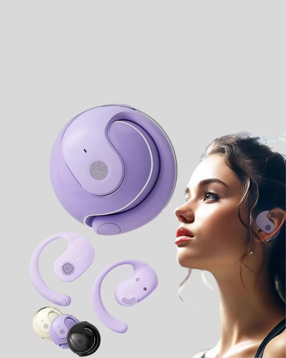 S05 Bluetooth 5.3 Kulaklık IPX4 Su Geçirmez Hızlı Eşleşme Güçlü Stereo Ses - Görsel 5