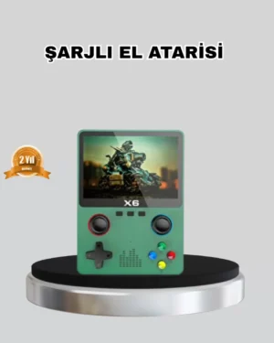Retro Taşınabilir Konsol 3.5 IPS Ekran Ergonomik Çift LR Kontrollü