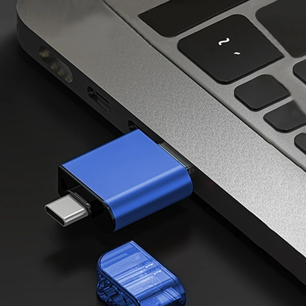 ALLY USB 3.0+Type-c+Lightning Sd Kart Okuyucu - Hızlı Card Reader-(5775) - Görsel 5