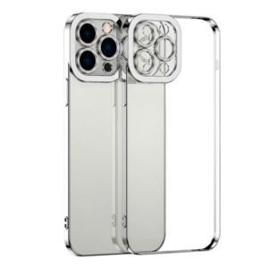 ALLY Fashion Series iPhone 11 Pro  Kılıf Renkli Kenar Lazer Çerçeveli Silikon Kılıf-(5775)