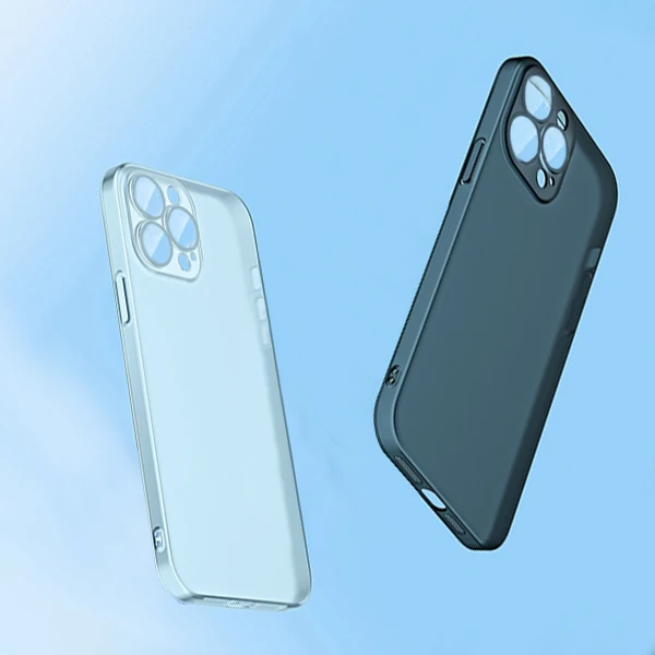 Ally iPhone 13 Pro Max 6.7inch Frosted Glass Şeffaf Kamera Korumalı Kılıf-(5775) - Görsel 6