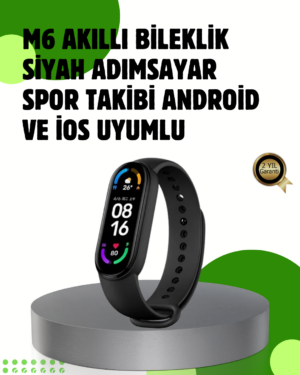 Bluetooth 5.0 Akıllı Bileklik – Kalp, Uyku ve Aktivite Takibi