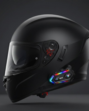 Yeni Nesil Bluetooth 5.3 Motosiklet Intercom RGB Işıklı 1000m Mesafeli