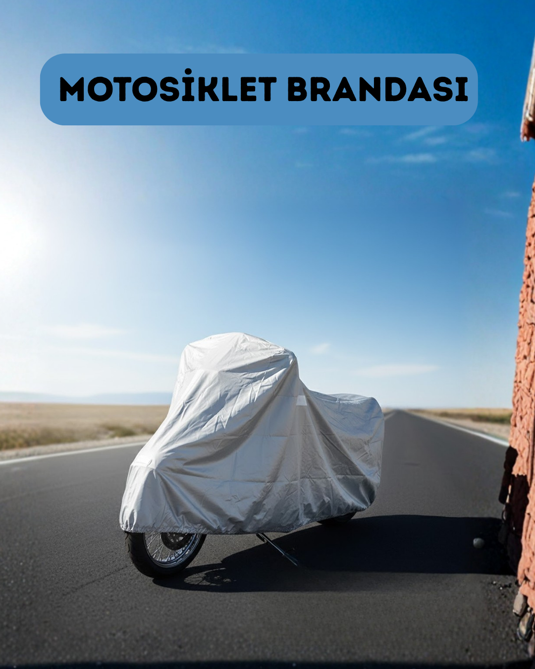 Motosiklet Brandası Dört Mevsim Su ve Toz Geçirmez Koruma