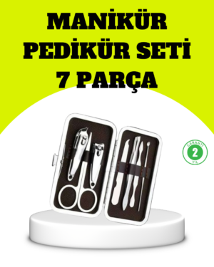 Paslanmaz Çelik Kişisel Bakım Seti – 7 Parça
