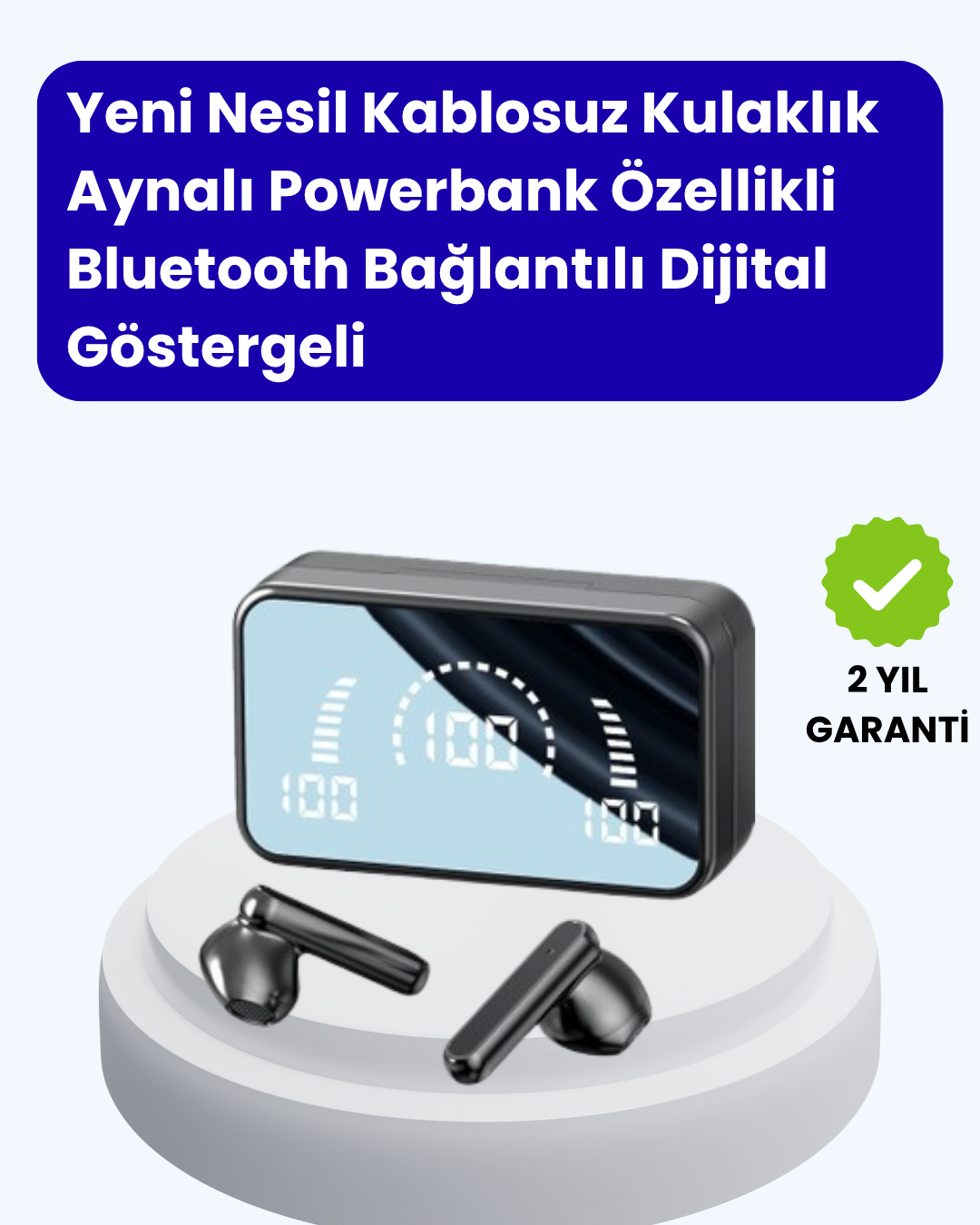 Ergonomik Tasarımlı Dokunmatik Bluetooth Kulaklık – HD Ses Performansı