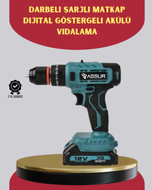 18 Parça Dijital Matkap Seti Çift Bataryalı