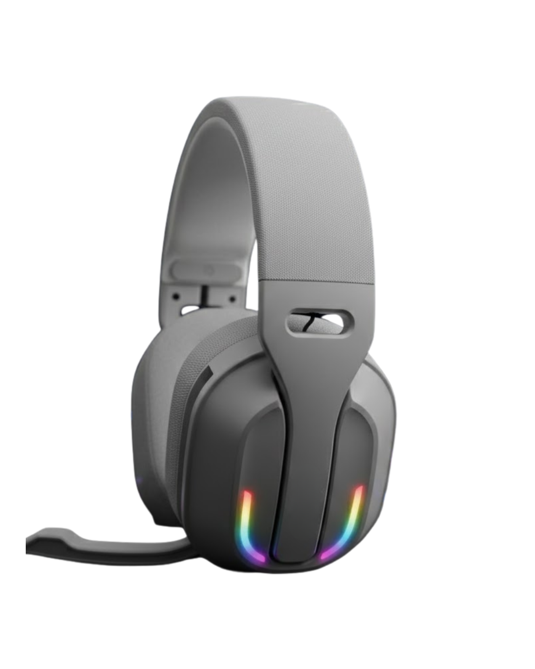 Kablosuz Bluetooth Kulaklık RGB Işıklı Mikrofonlu Stereo Kulaküstü Kulaklık - Görsel 5
