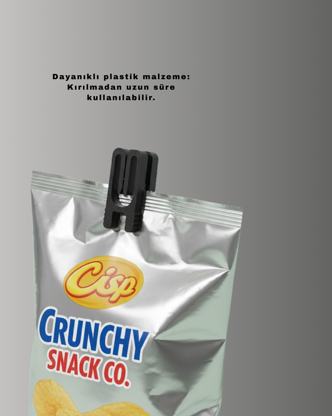 Cips Kahve ve Bakliyat İçin Poşet Kapatma Mandalı 10’lu - Görsel 5