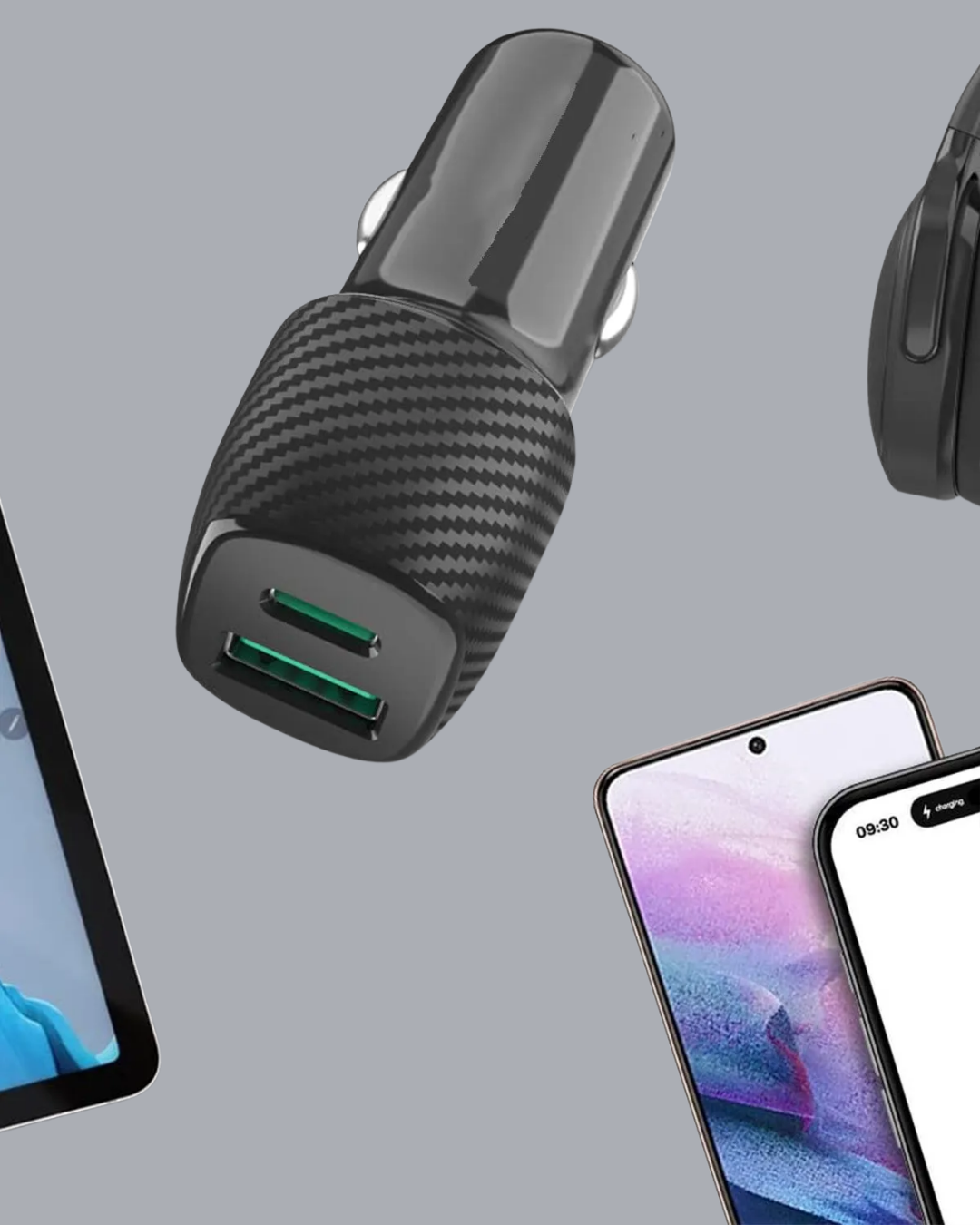 38W Çift Çıkışlı Araç Şarj Cihazı – Type-C ve USB PD Destekli - Görsel 5