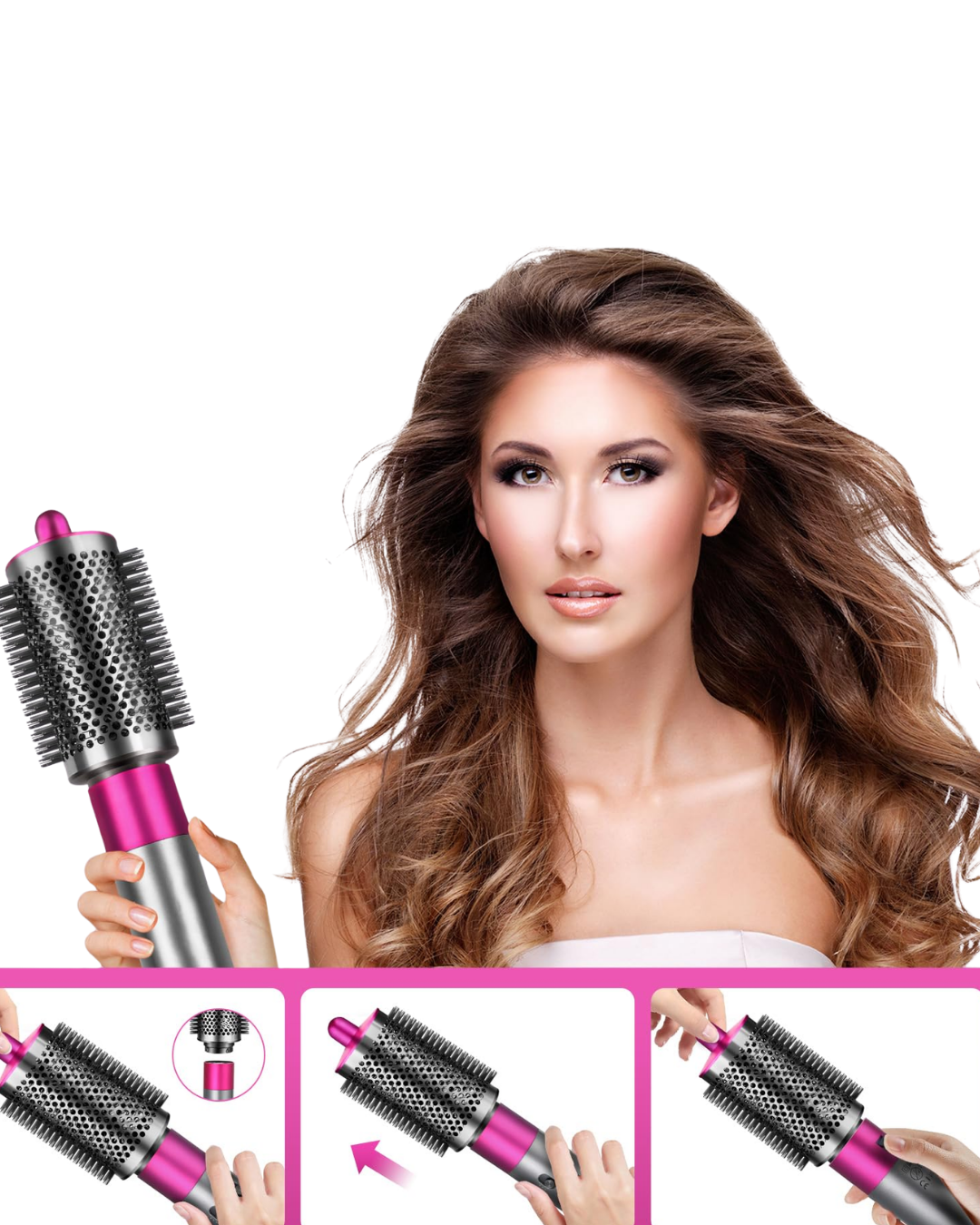 5 in 1 Saç Şekillendirici Set Çok Fonksiyonlu Isı Ayarlı Profesyonel Kullanım - Görsel 5