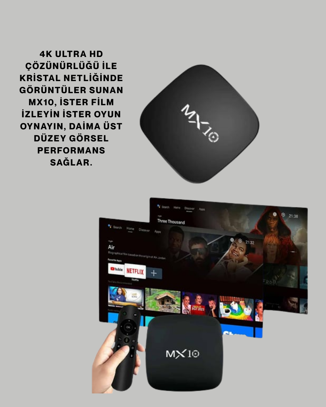 Android Tabanlı Akıllı Medya Oynatıcı – 4 Çekirdekli İşlemci, Ekran Yansıtmalı - Görsel 3