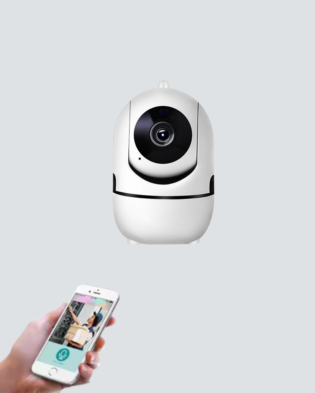 360° Dönen Akıllı WiFi Kamera – Uzaktan Kontrol ve İki Yönlü Ses Özellikli - Görsel 2