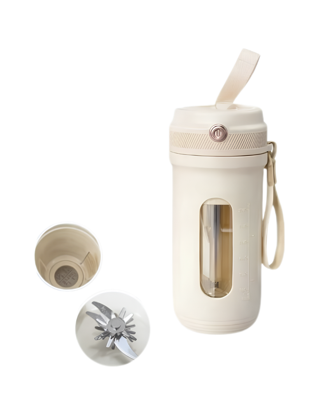 USB Şarjlı Mini Smoothie Blender Pratik Meyve Karıştırıcı 350 ML - Görsel 5