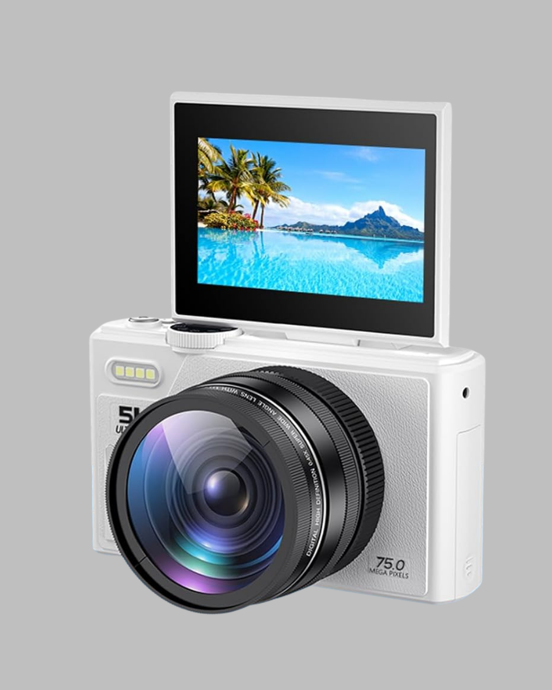 5K UHD Dijital Kamera WiFi Bağlantılı Otofokus 18x Zoom Taşınabilir - Görsel 5