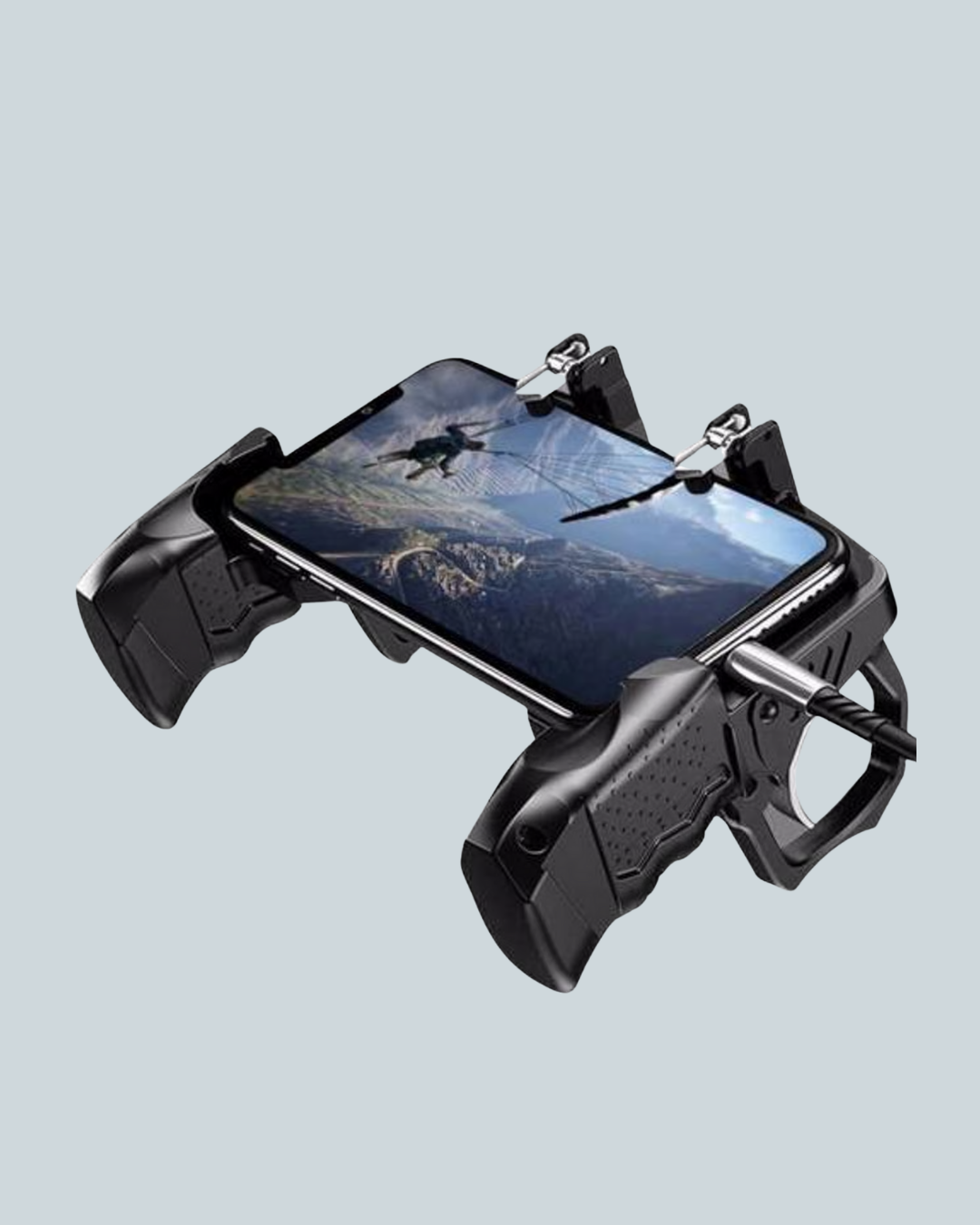 Dört Parmak Destekli Mobil Gamepad Tetikli Oyun Kontrolcüsü - Görsel 5