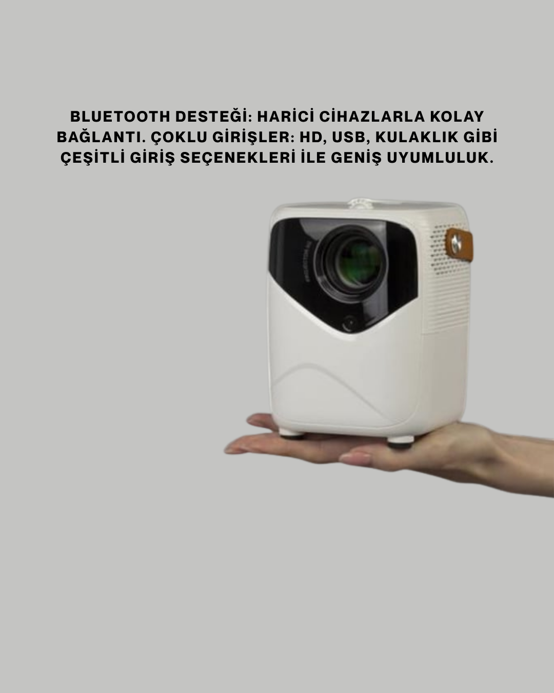 Android Sistemli Mini Projektör – Uygulama Destekli Akıllı Kullanım - Görsel 5