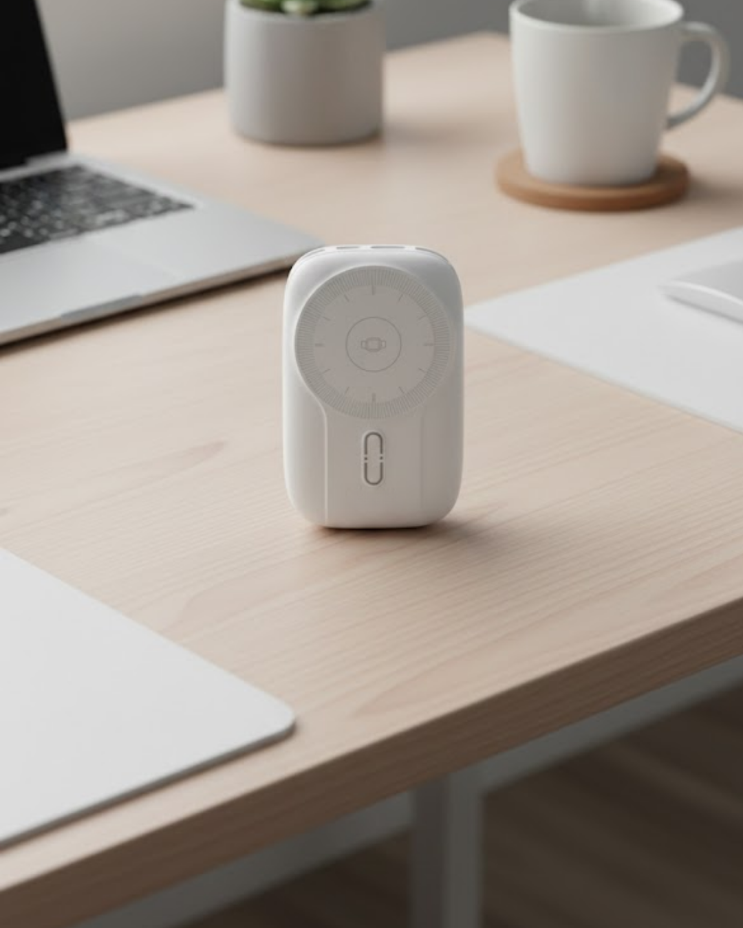 Kablosuz ve Kablolu Şarj Destekli 10000 mAh Taşınabilir Powerbank