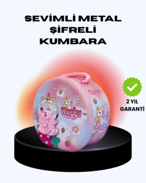 Mini Çocuk Para Kasası Gizli Saklama ve Birikim Kutusu