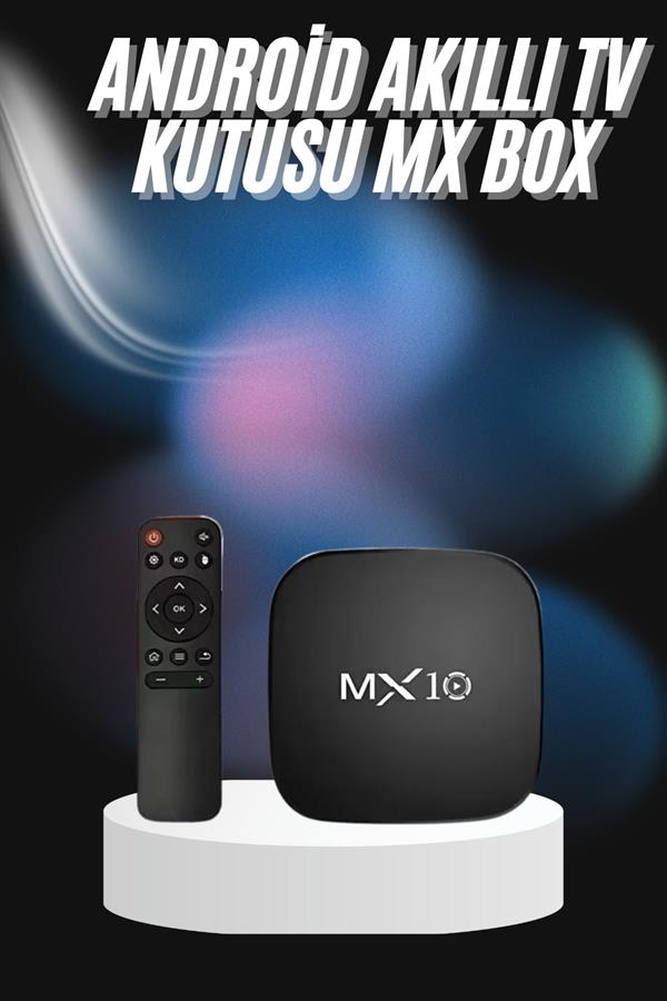 2.4G Wifi Tv Box Medya Oynatıcı TV Uyumlu MX Box Kutusu Android TV - Görsel 2