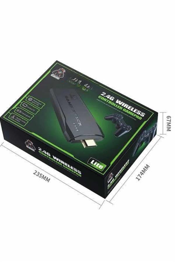 2.4g Uyumlu Kablosuz Çift Kol Atari Retro 20000 Oyun Game Stick - Görsel 4