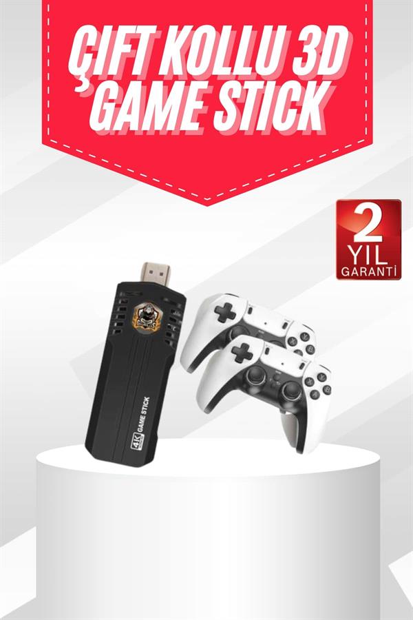 20.000 Oyunlu Kablosuz Çift Kol Retro Oyunlar Çift Kollu Game Stick - Görsel 2