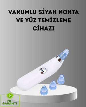Siyah Nokta ve Gözenek Temizleyici Vakumlu Cihaz – Masajlı Derin Temizlik Teknolojisi