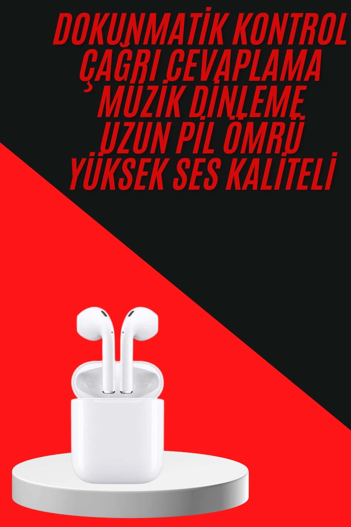 Yeni Nesil Akıllı Saat Ve Kulaklık Seti Gümüş Kasa Zarif Tasarım Çok Fonksiyonlu - Görsel 3