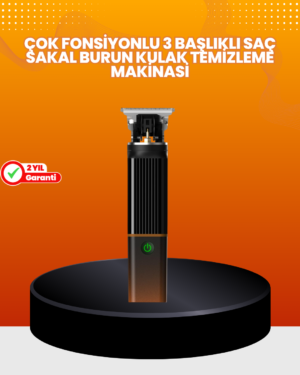 Erkekler İçin 3 in 1 Şarjlı Bakım Seti – 7300 RPM Güçlü Motor ve Sessiz Çalışma