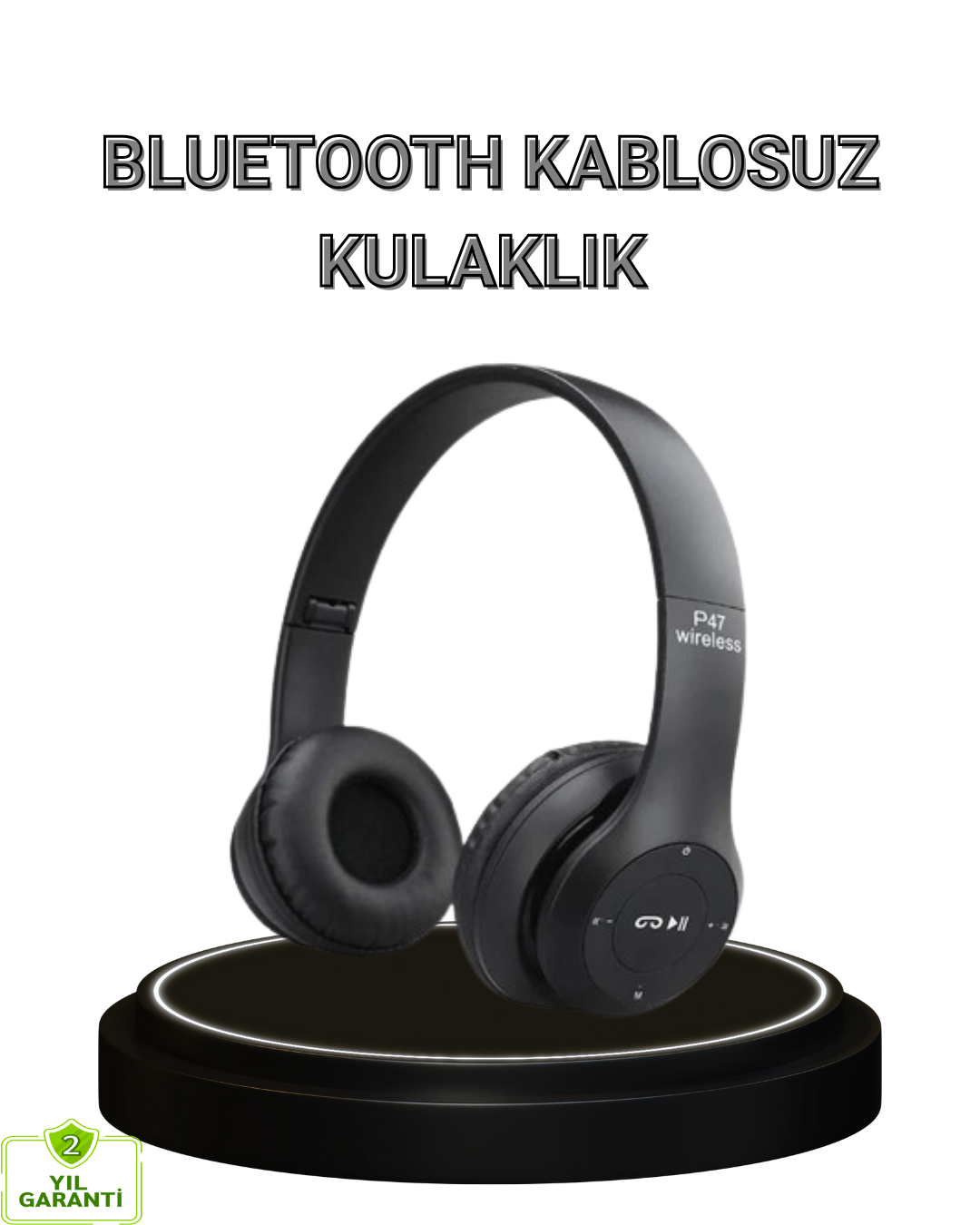 Kablosuz Kulaklık – Ergonomik Tasarım ve Uzun Pil Ömrü