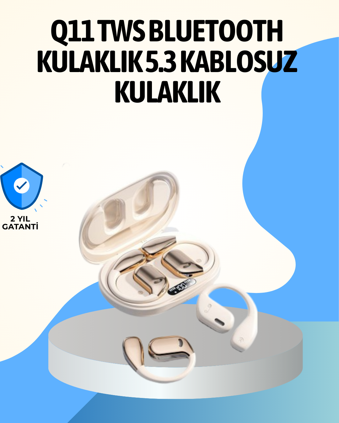 Hızlı Şarj Destekli Kablosuz Çeviri Kulaklığı