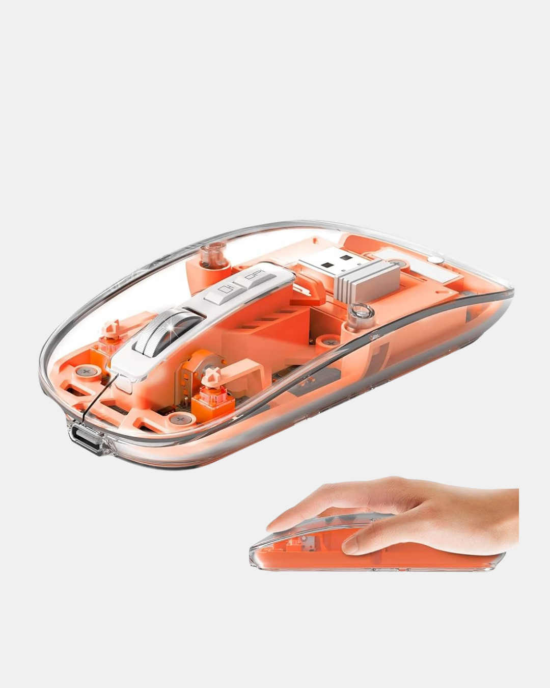 Kablosuz Çift Modlu Mouse – Bluetooth 5.0 + 2.4GHz - Görsel 2