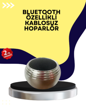 Mini Kablosuz Hoparlör Derin Bas TWS Bağlantı Şarjlı Model