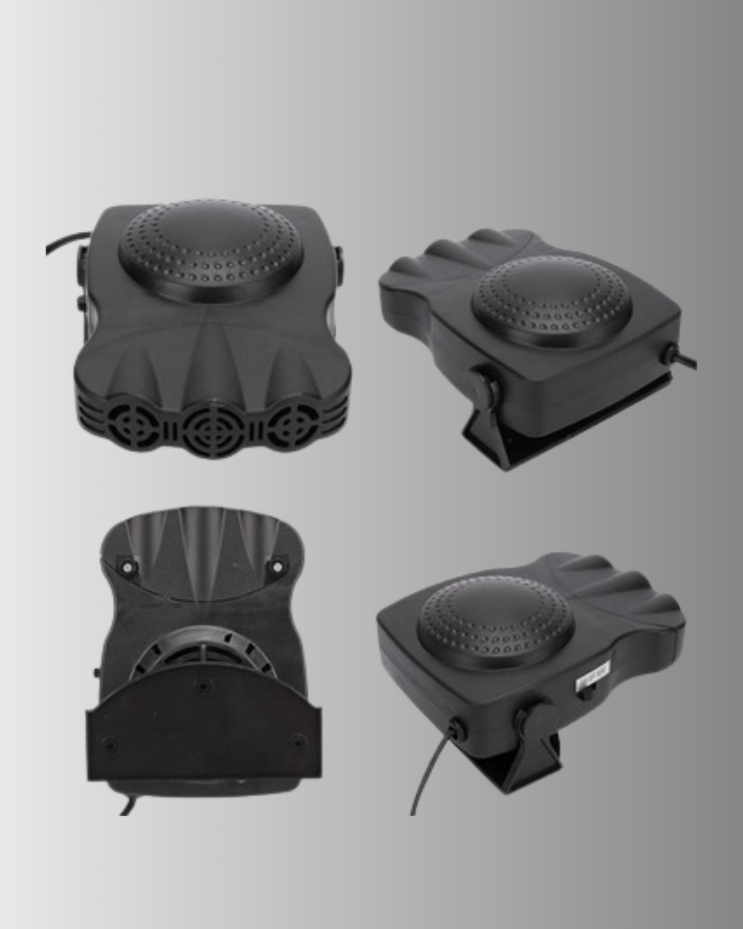 3’ü 1 Arada Araç İçi Isıtıcı ve Fan 150W Güçlü ve 360° Dönebilen Başlıklı - Görsel 2