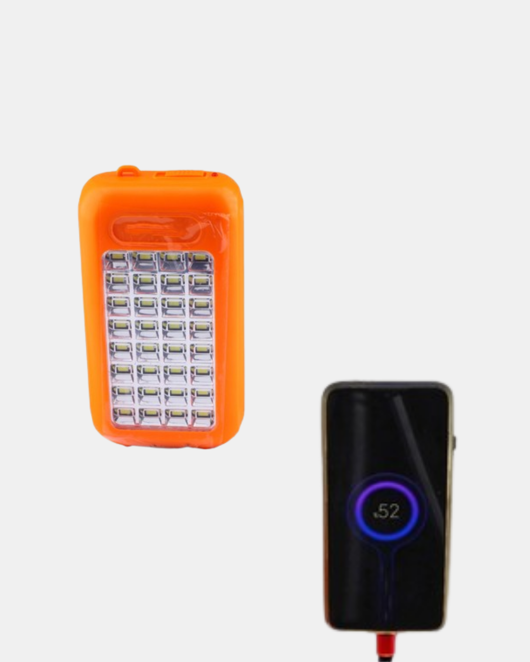 Güneş Enerjili Powerbank 10000 mAh LED Işıklı - Görsel 2