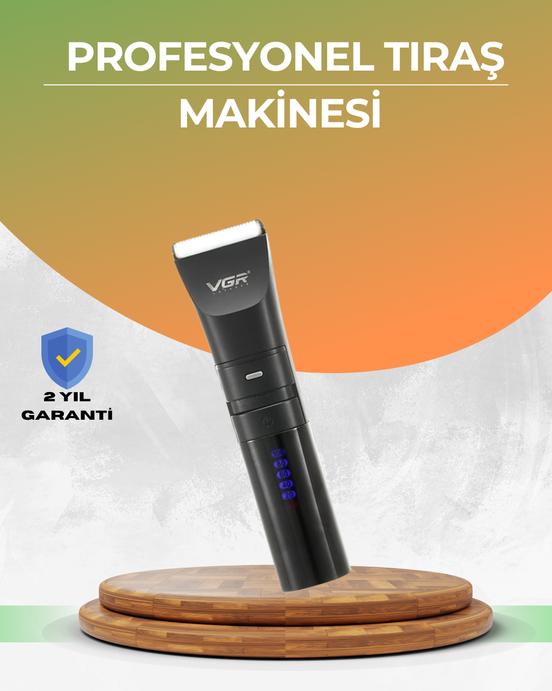 Erkek Saç ve Sakal Kesme Makinesi – Su Geçirmez, Sessiz Motorlu