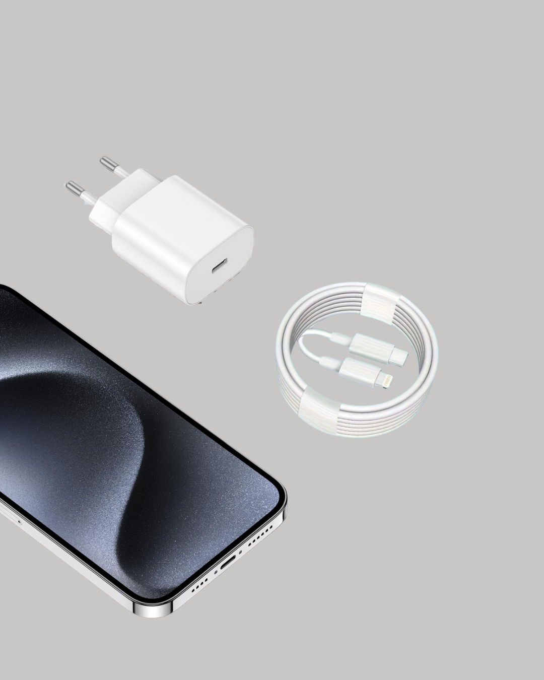 iPhone ve iPad Uyumlu 20W Güvenli USB-C Hızlı Şarj Adaptörü - Görsel 2