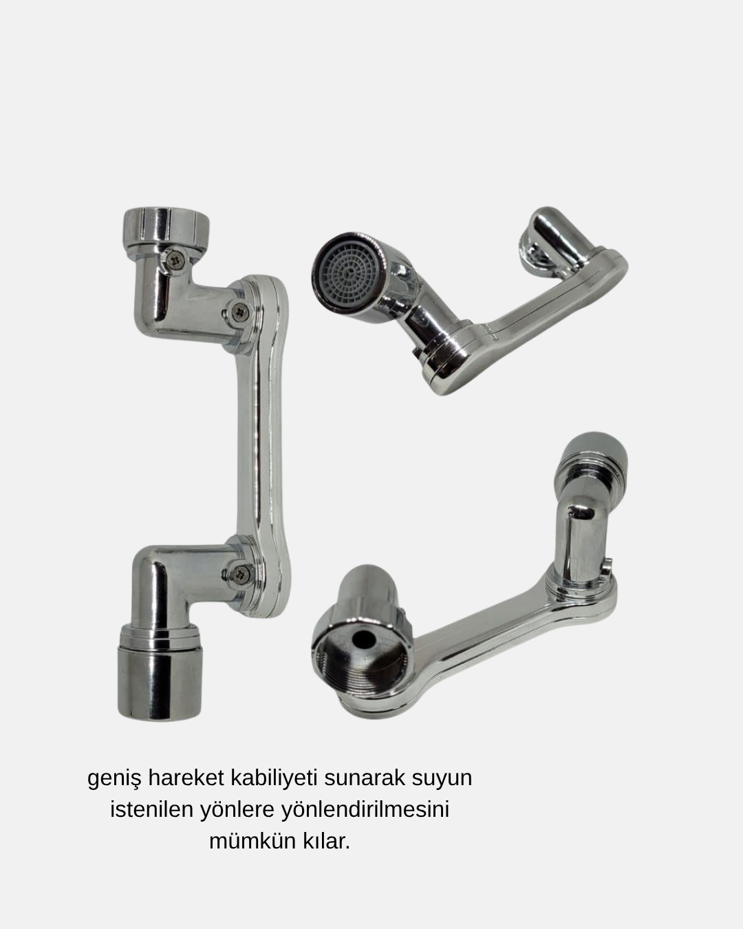 Dönebilir Musluk Başlığı – Lavabo Temizliği ve El-Yüz Yıkamada Maksimum Rahatlık - Görsel 2