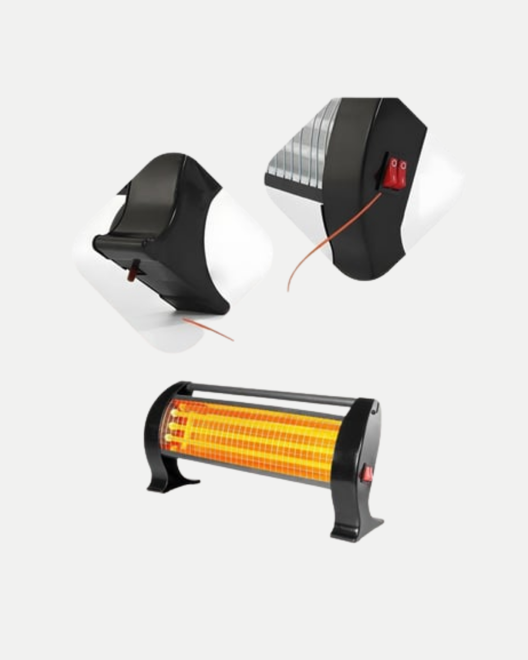 1200 Watt Ayak Isıtıcı – Hızlı Isınma, 2 Yıl Garantili ve Şık Tasarım - Görsel 2