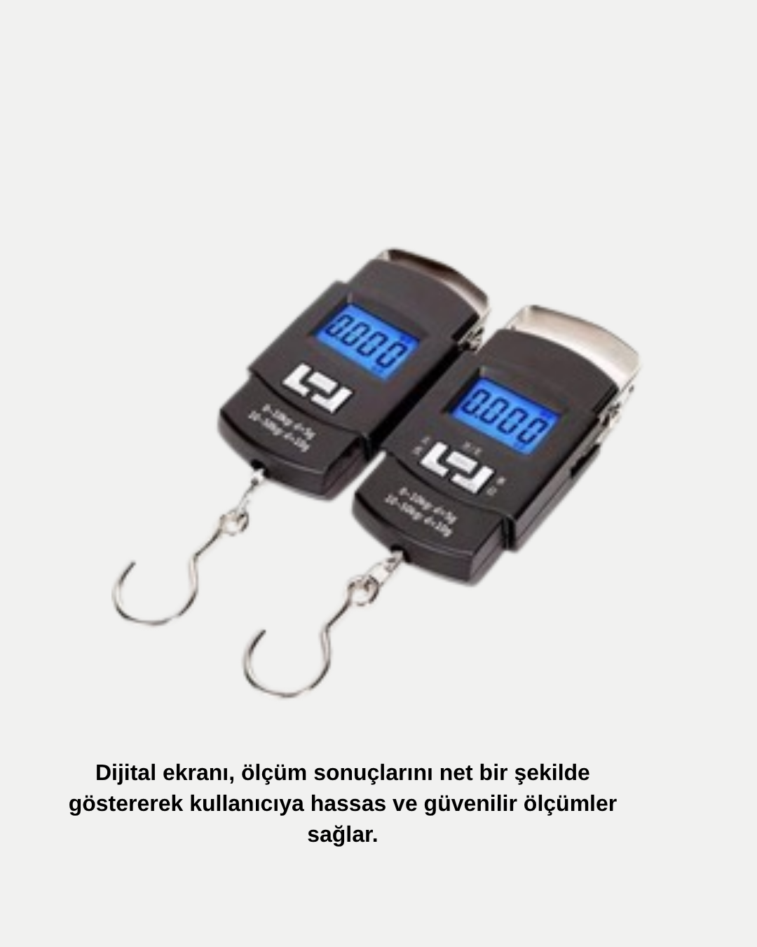 Dijital El Kantarı – 50 Kg Taşıma Kapasiteli, Taşınabilir Hassas Tartı - Görsel 3