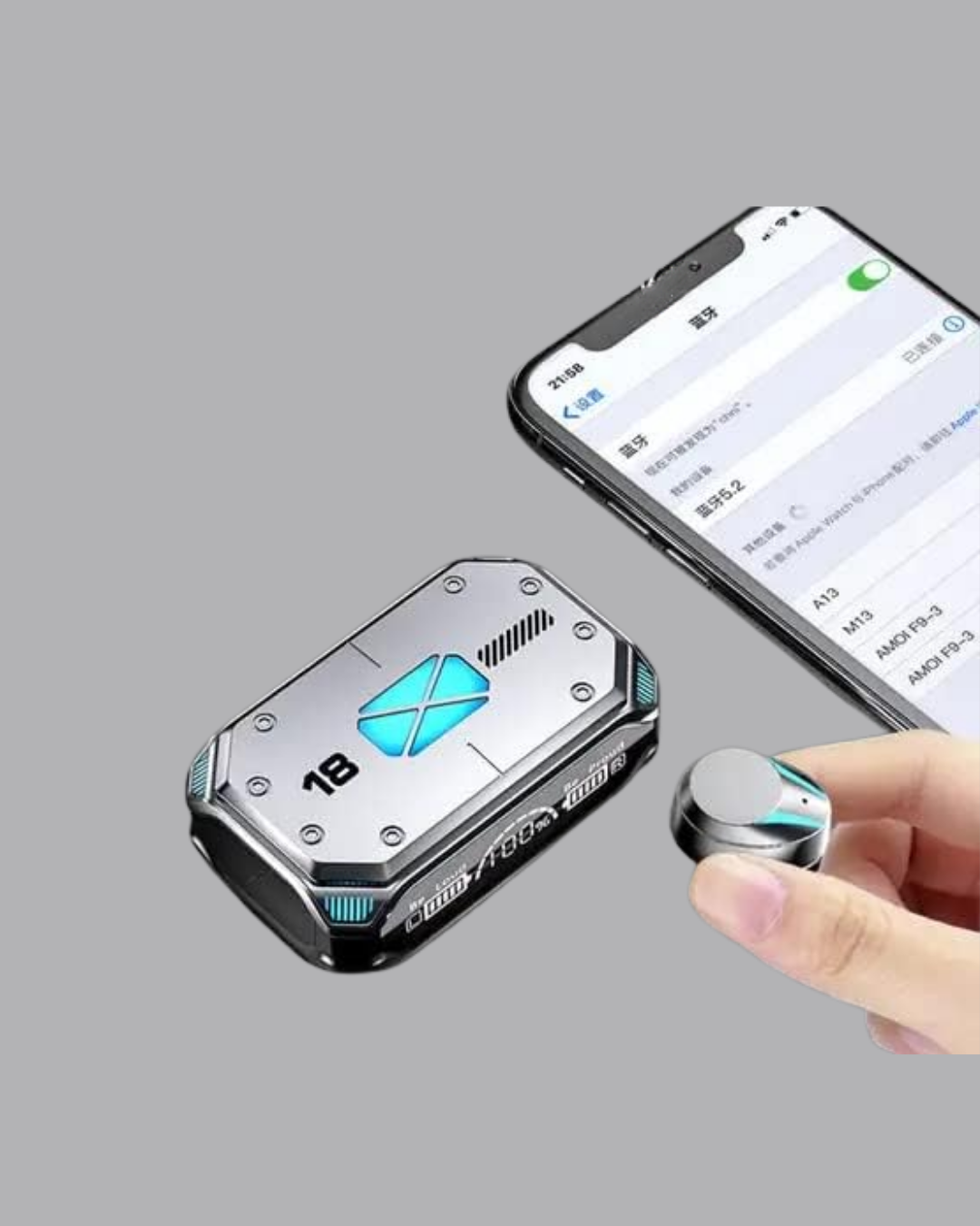 Bluetooth 5.3 Teknolojili Kablosuz Kulaklık – Anında Bağlantı, Kesintisiz Ses, Yüksek Performans - Görsel 3