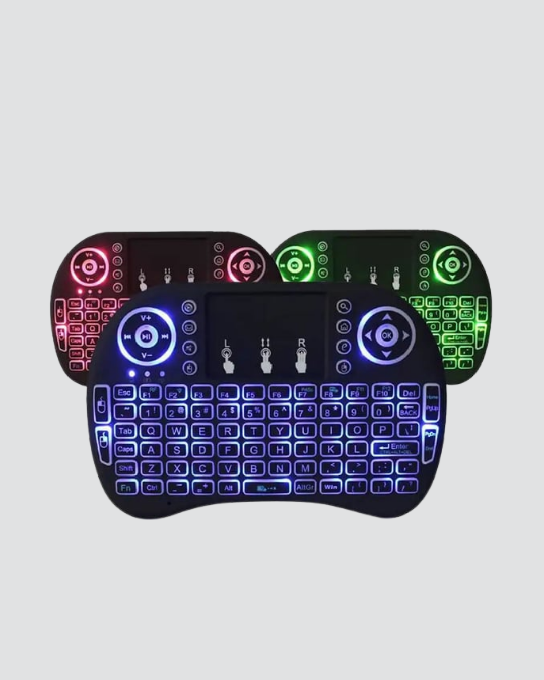 LED Işıklı Q Klavye – Touchpad, Numerik Tuş Takımı ve Multimedya Kısayolları - Görsel 3