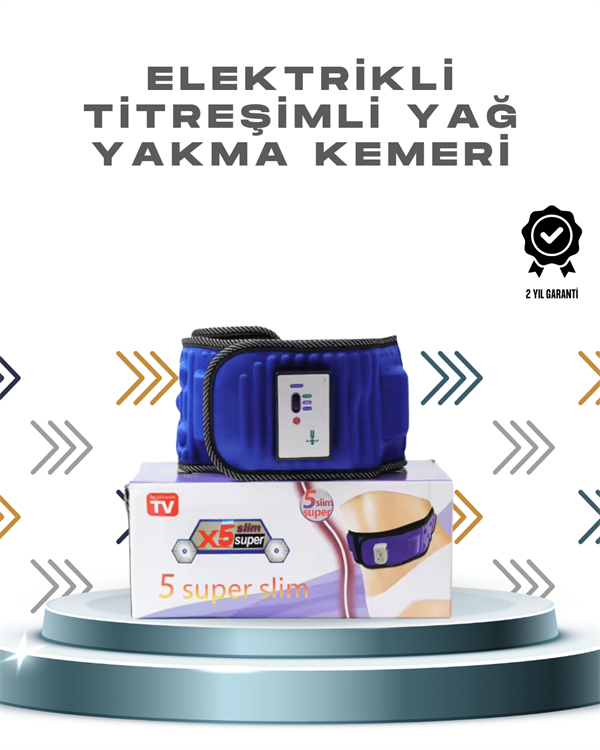 5 Motorlu Manyetik Masaj Kemeri – Bel, Kalça ve Bacak İçin Zayıflama - Görsel 2