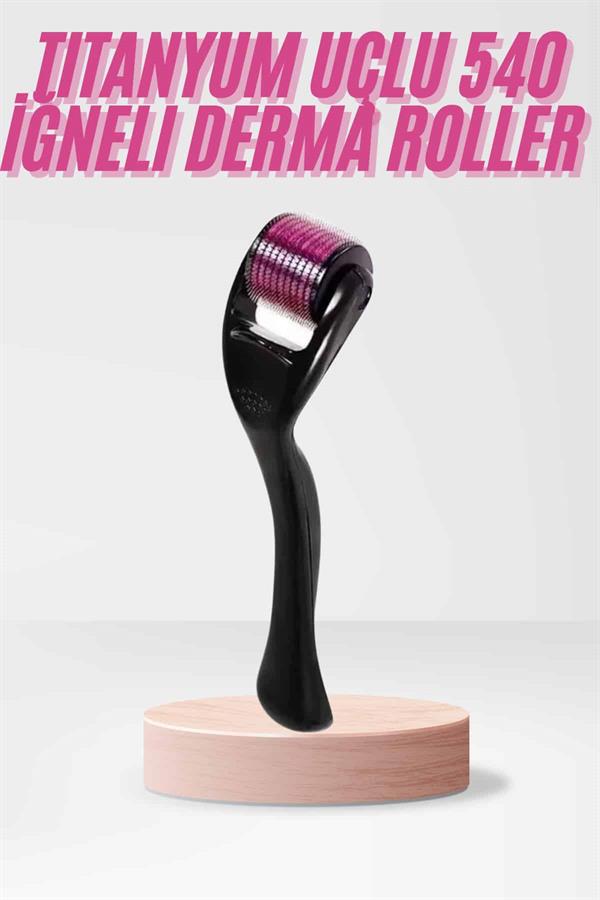 540 Iğneli Derma Roller 1Mm Titanyum Uçlu Saç Kaş Serum Kullanımına Uygun - Görsel 2