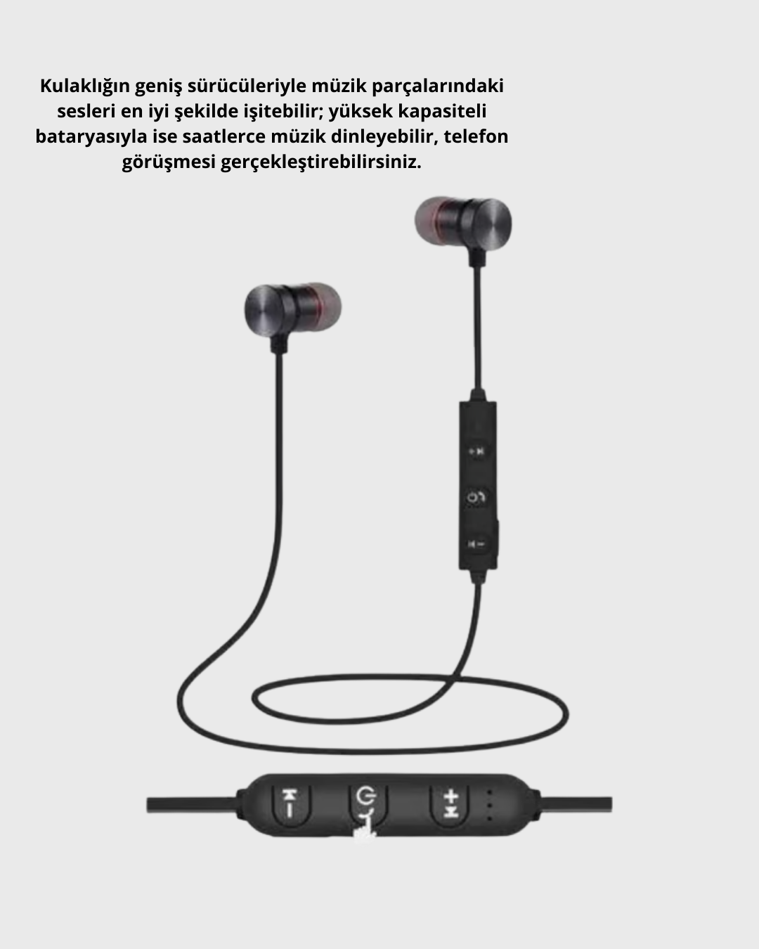 M6 Akıllı Bileklik ve Bluetooth Spor Kulaklık 2’li Set - Görsel 4