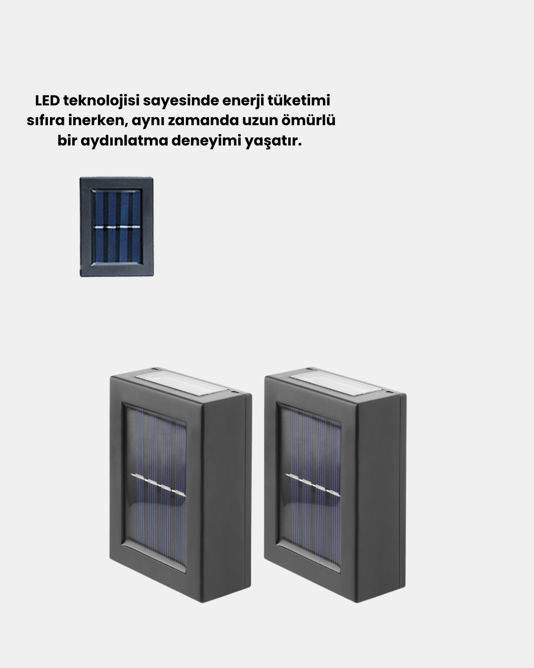 Dayanıklı Solar Aplik Hava Koşullarına Dayanıklı Dış Mekan Işığı - Görsel 4