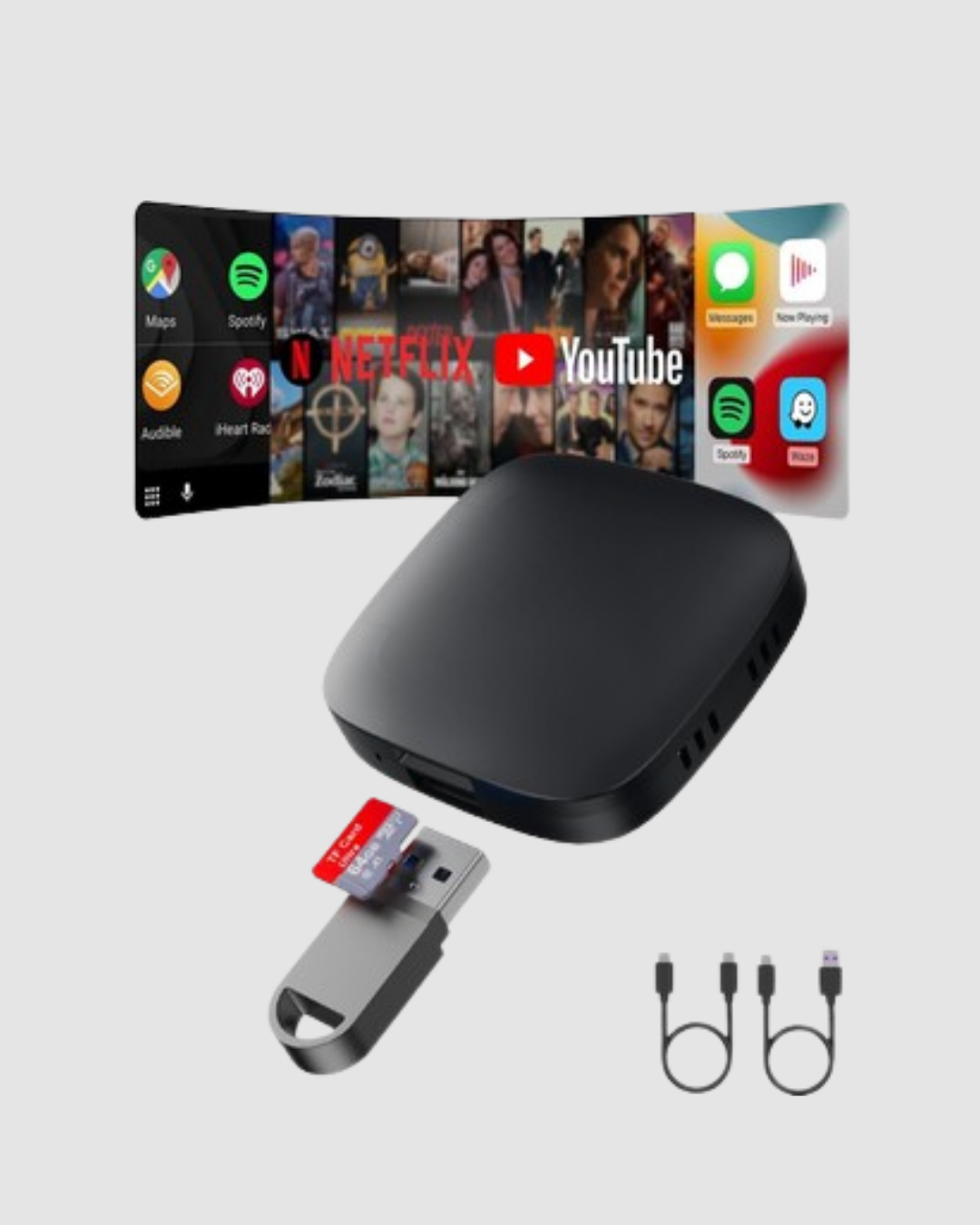 Android Auto Kablosuz Adaptör Bluetooth 5.0 ve 5.8GHz WiFi Destekli - Görsel 4