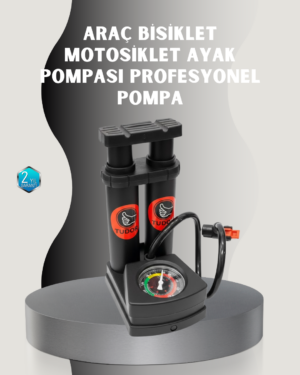 Ayak Basmalı Hava Pompası Şişme Ürünler ve Lastikler İçin