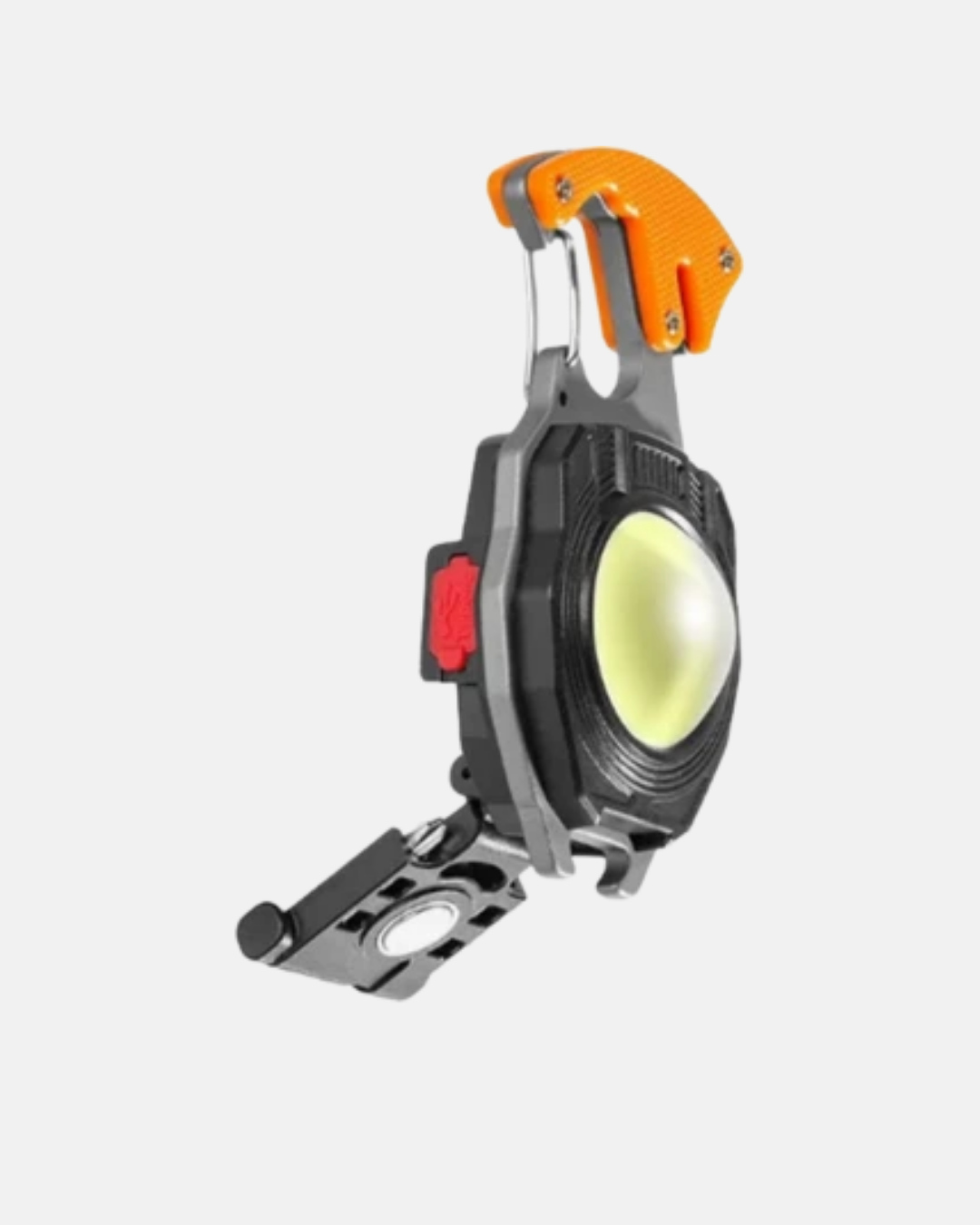 Mini LED Anahtarlık Fener – Şişe Açacağı, Tornavida, Düdük ve USB Şarj Özellikli - Görsel 4